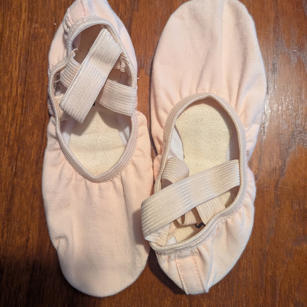 Pink Ballet Shoes with Elastic Straps